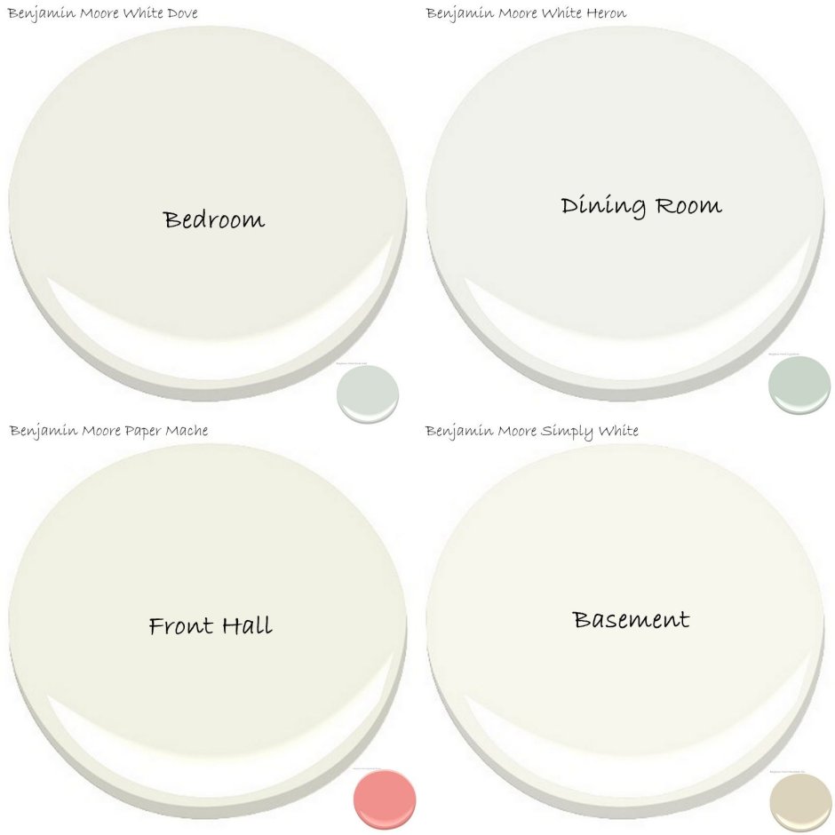 Краска Benjamin Moore White Heron