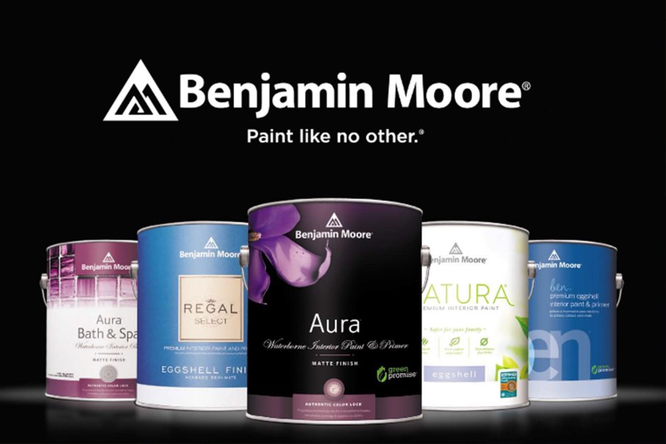 Американская краска для стен Бенджамин Мур