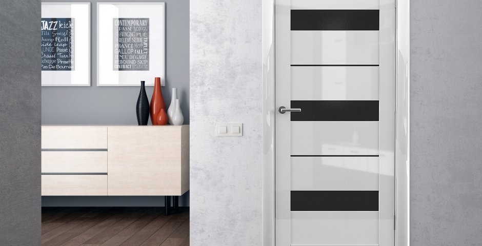 Глянцевые двери межкомнатные