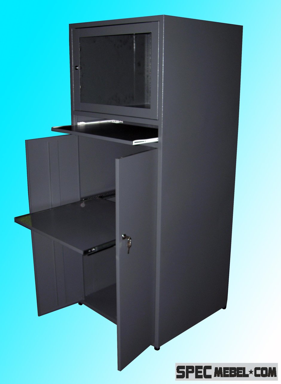 Шкаф компьютерный металлический