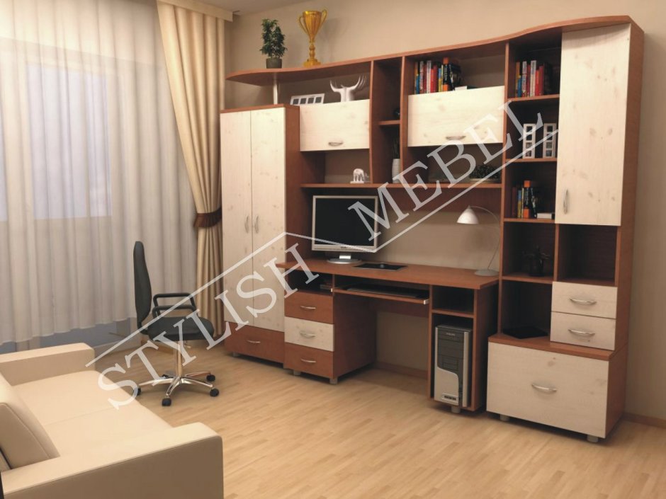 Стенка с компьютерным столом