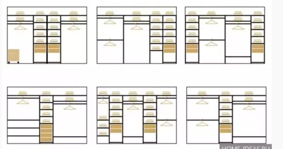 Шкаф-купе Роланд наполнение