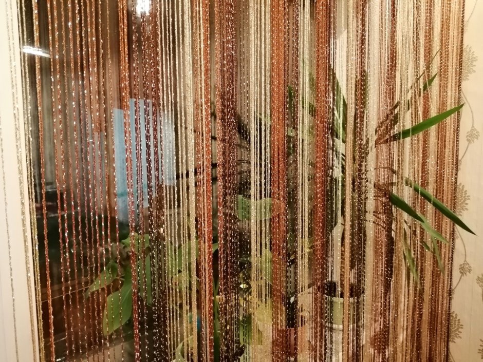 Занавеска из бамбуковых палочек