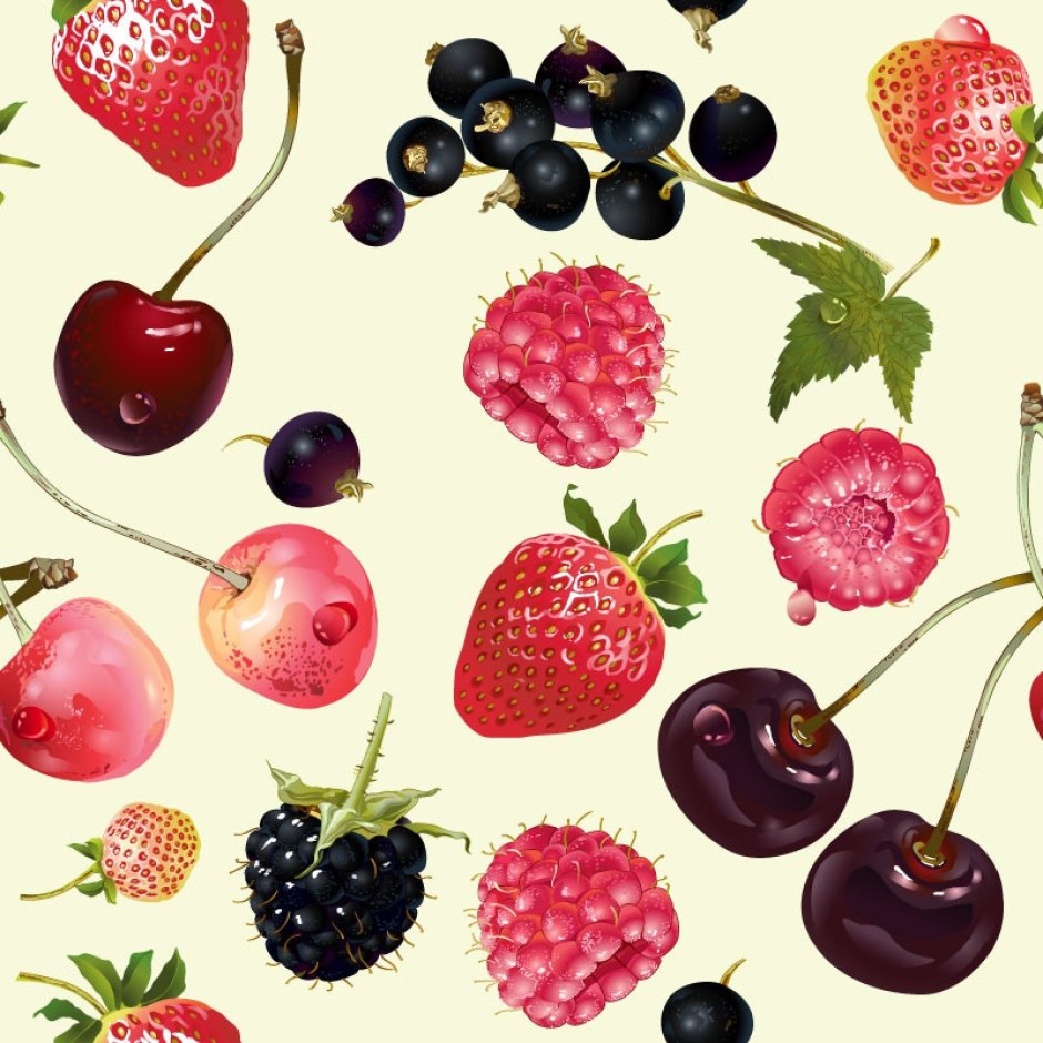 Ягодный фон