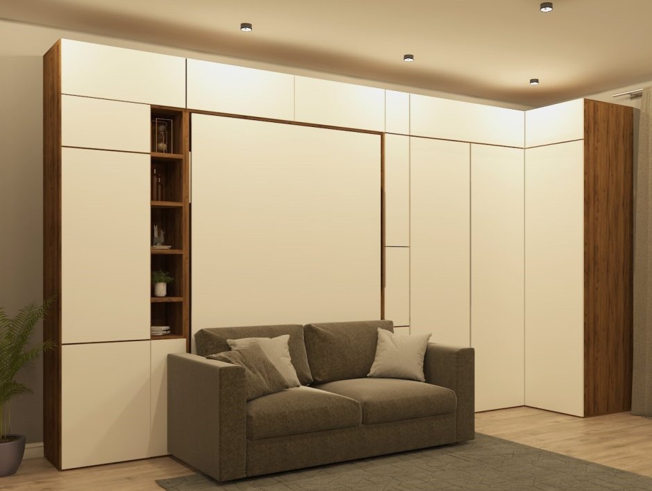 Шкаф-кровать-диван трансформер 3 в 1