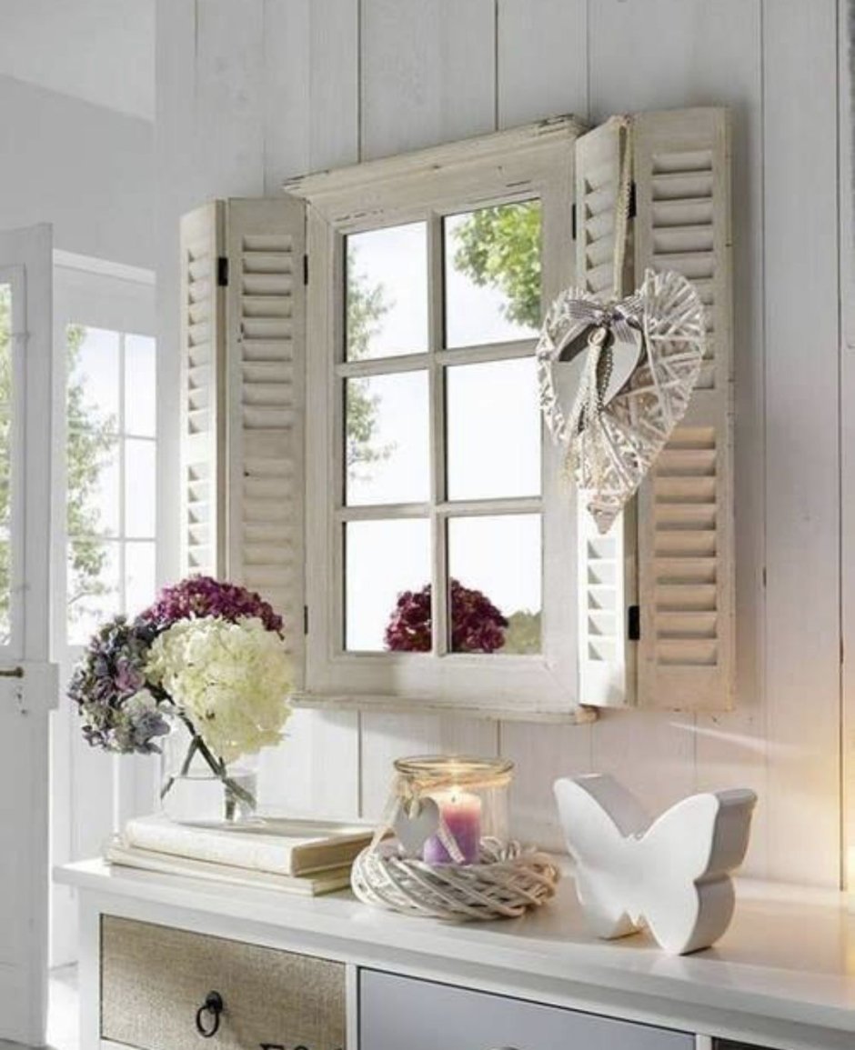 Окна в стиле шебби Шик