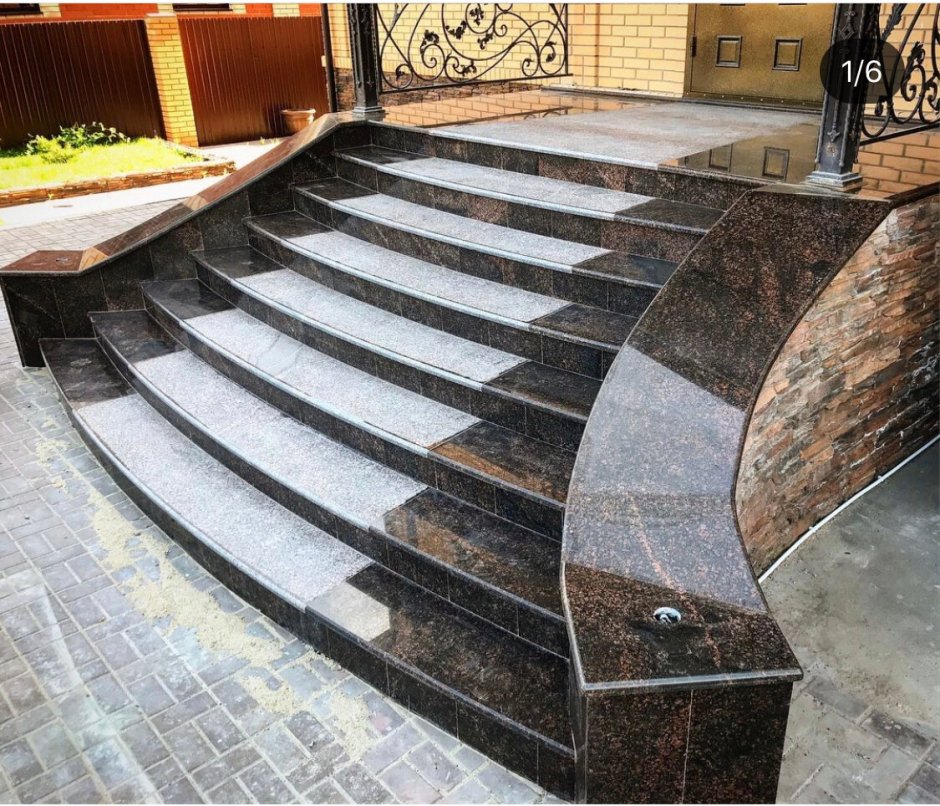 Уличные лестницы из бетона