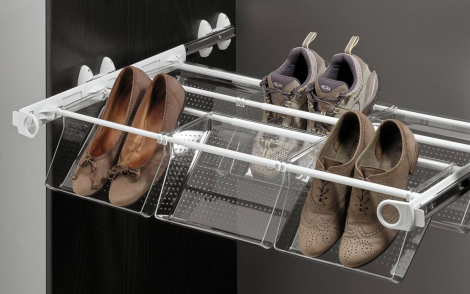 Сетчатые полки для обуви