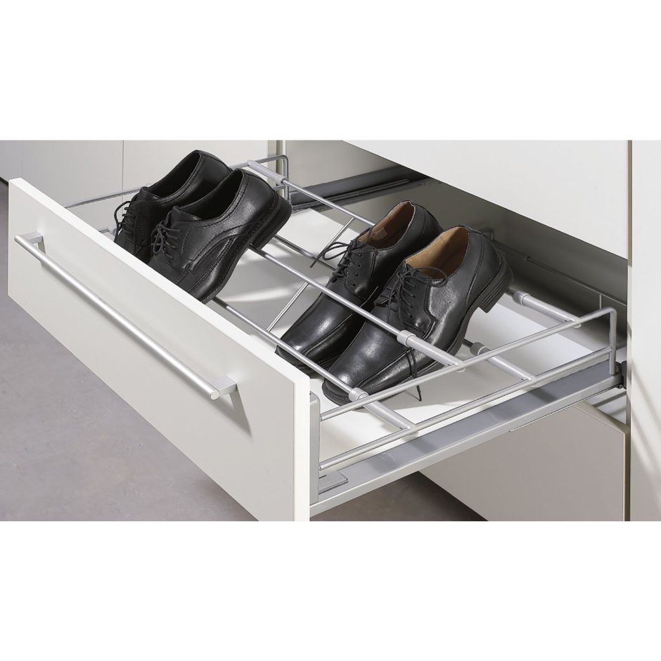 Выдвижная полка для обуви в шкаф
