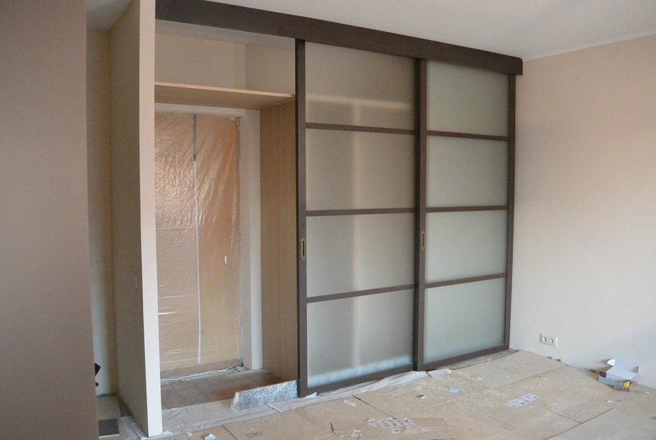 Межкомнатные перегородки из шкафов