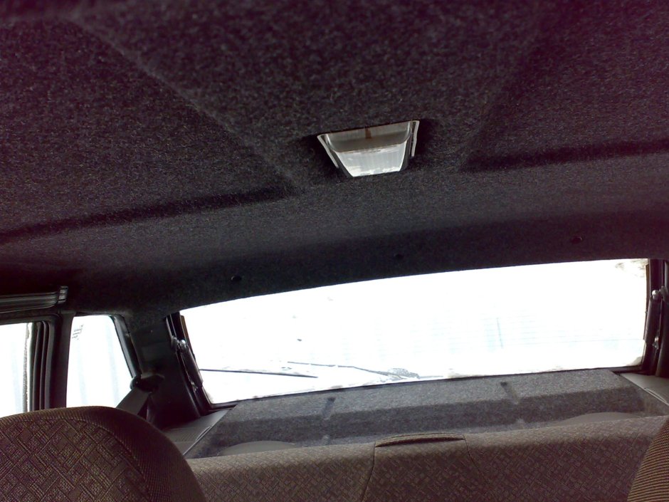 Снятие обшивки потолка ВАЗ 2107