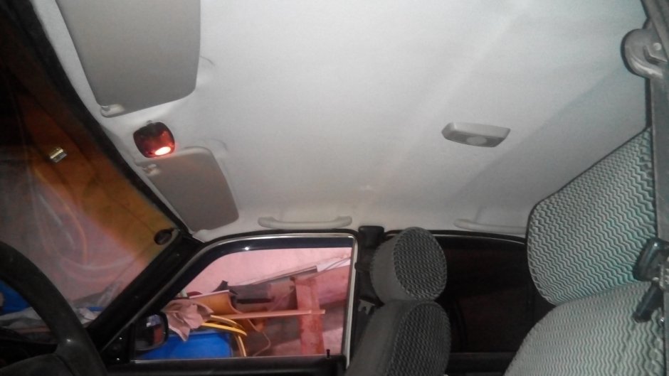 Черный потолок на ниву 21214