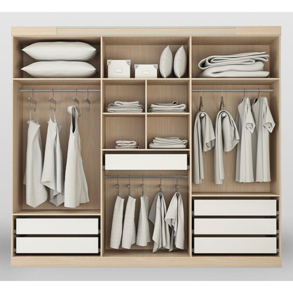 Грамотное наполнение шкафа в спальне