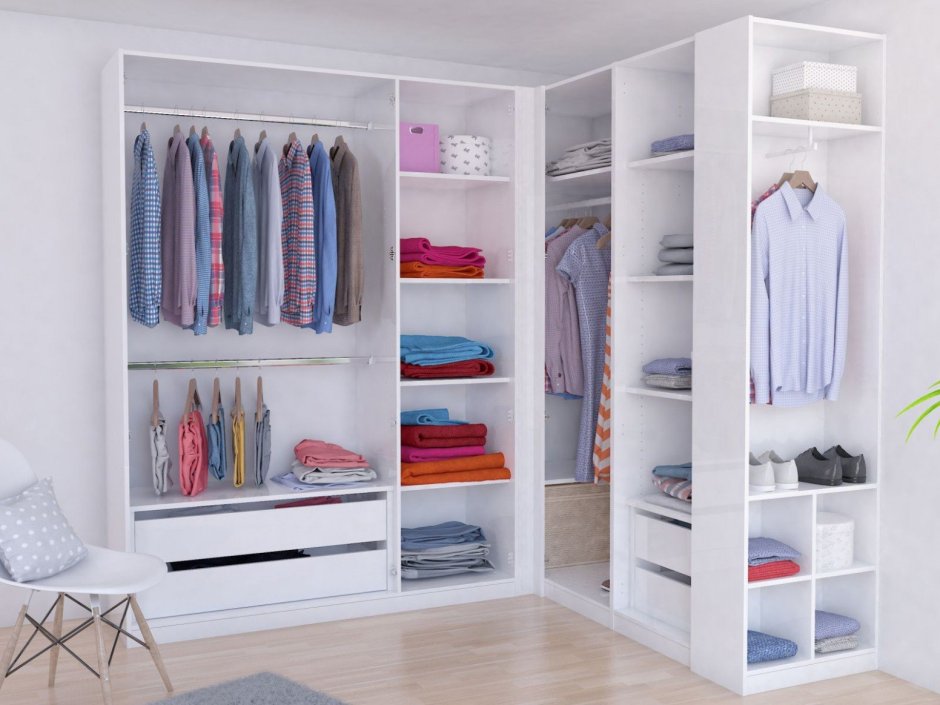 Угловой шкаф ПАКС икеа наполнение