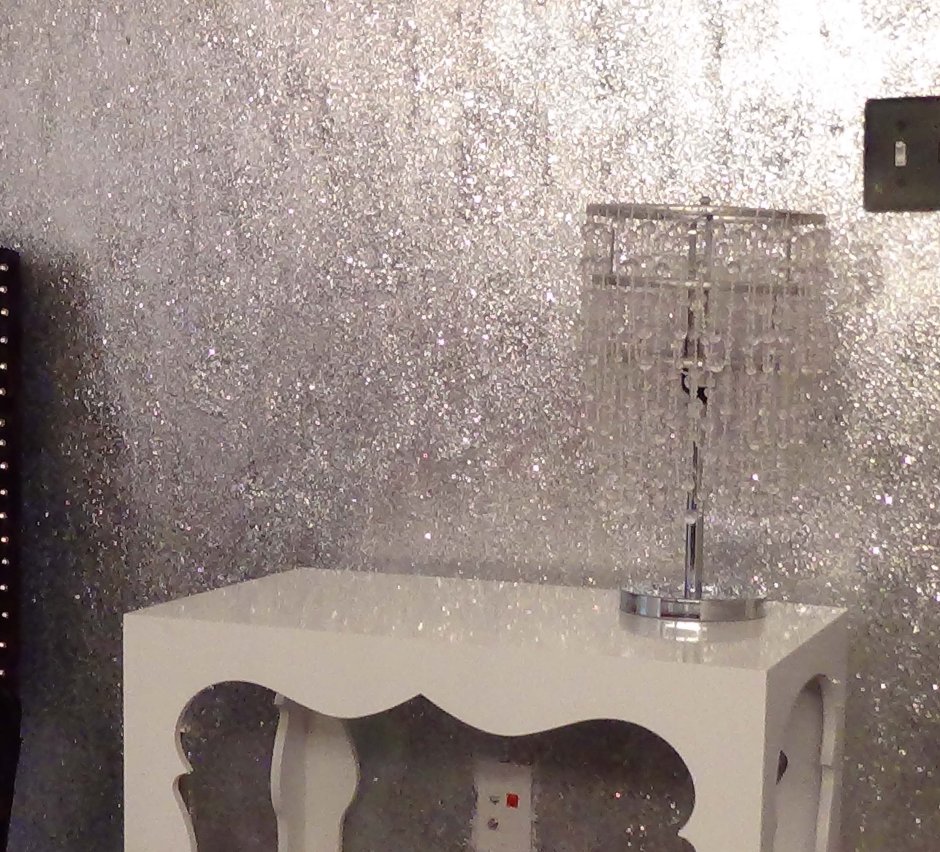 Декоративная штукатурка с блестками для стен