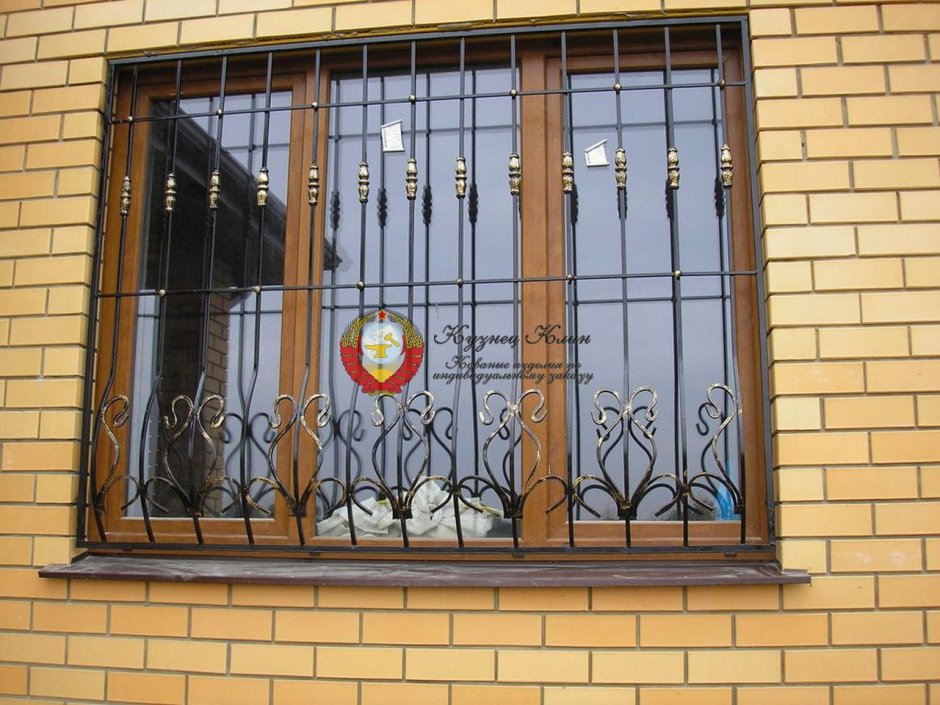 Оконная решетка наружного исполнения 810*1500