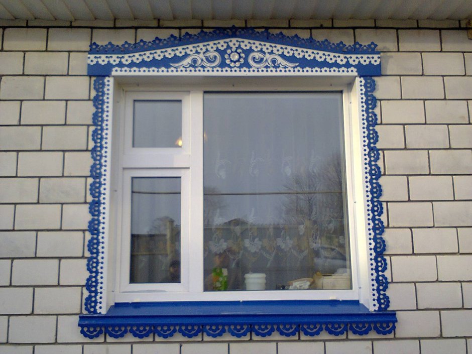 Наличники на пластиковые окна из металла