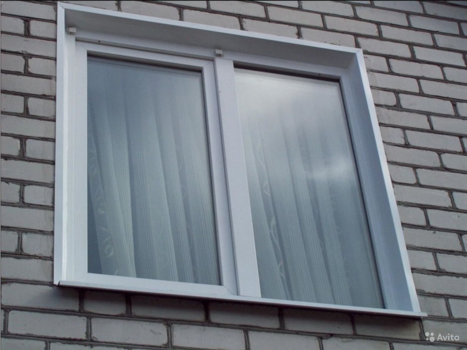 Пластиковые внешние откосы