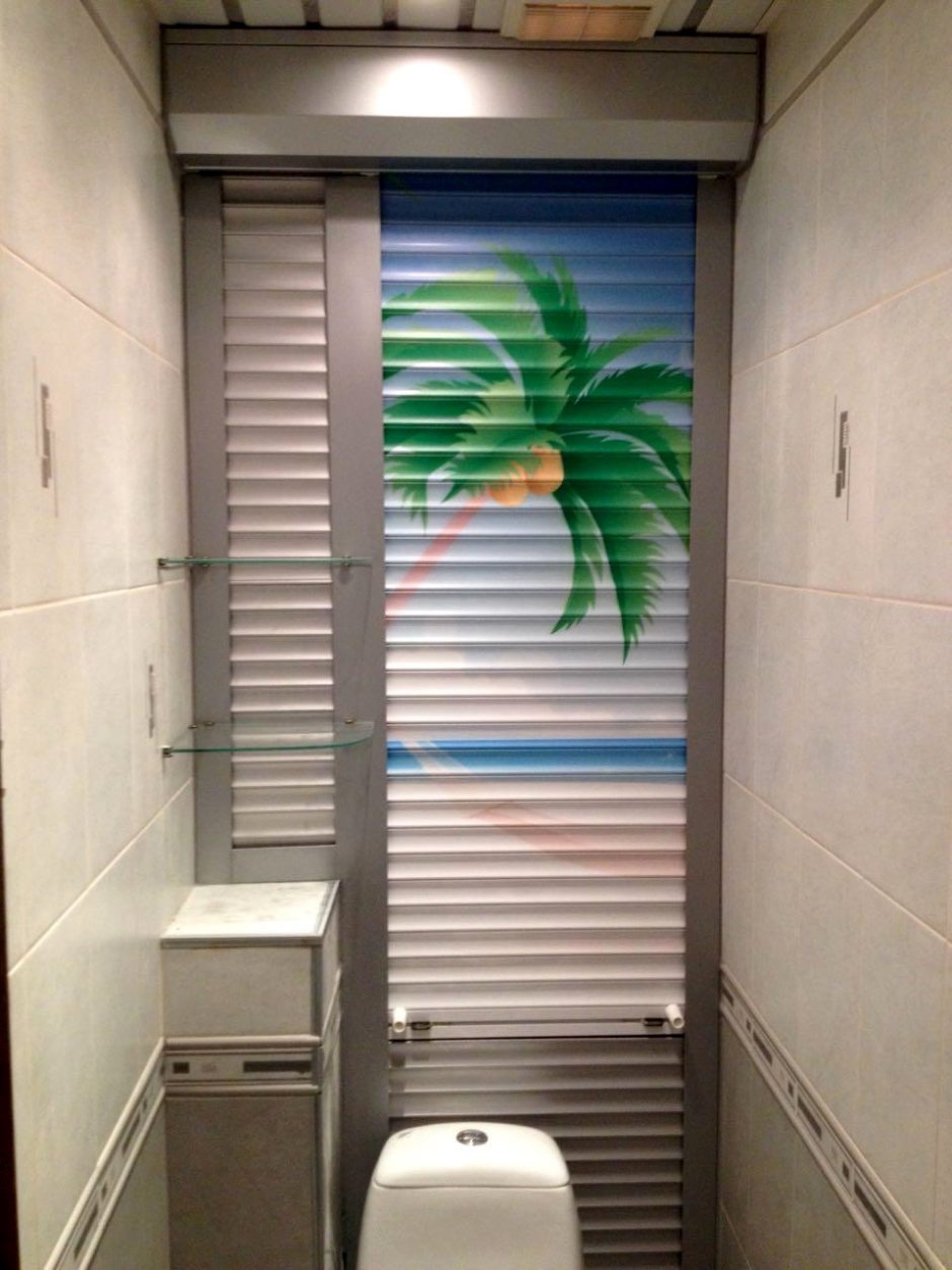 Жалюзи для сантехнического шкафа