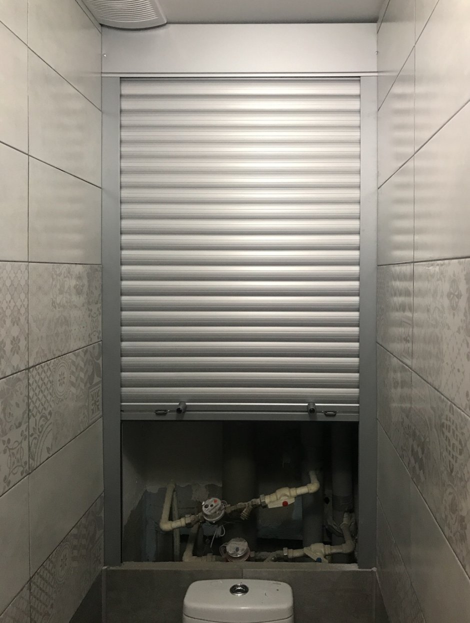 Рольставни Алютех в санузел