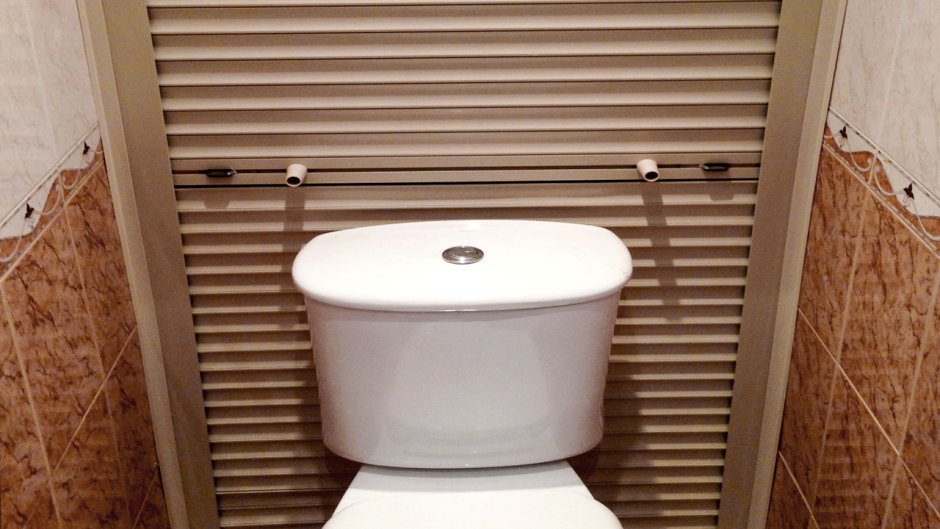 Угловые сантехнические рольставни