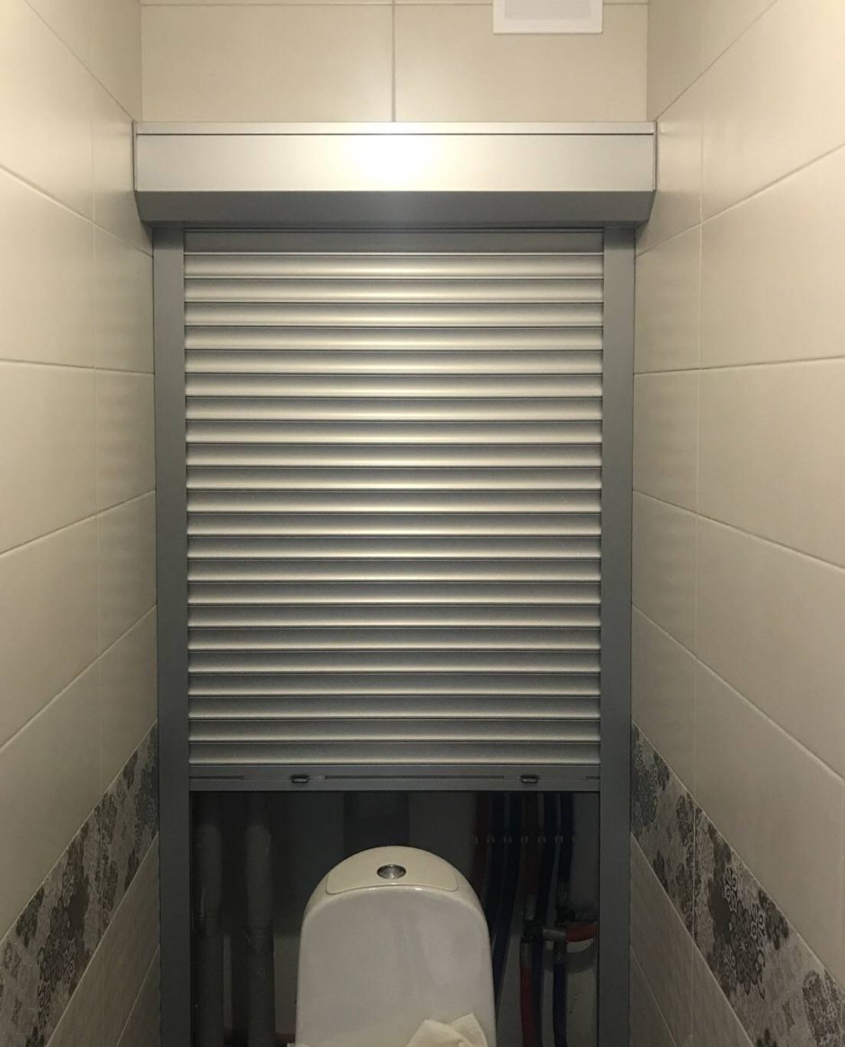 Жалюзи в туалете в хрущевке