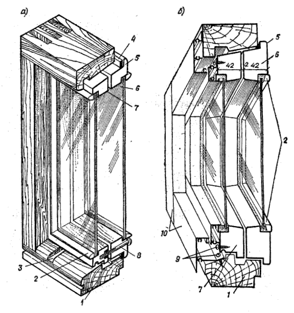 Деревянные окна со стеклопакетом