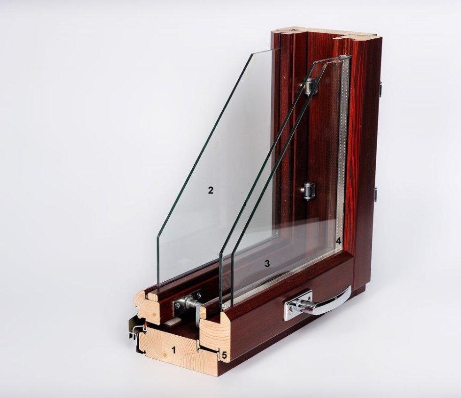 Окна на кухне двухрамные