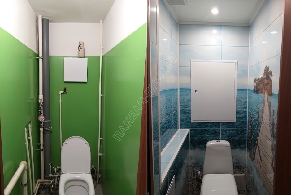 Пластиковые панели для туалета