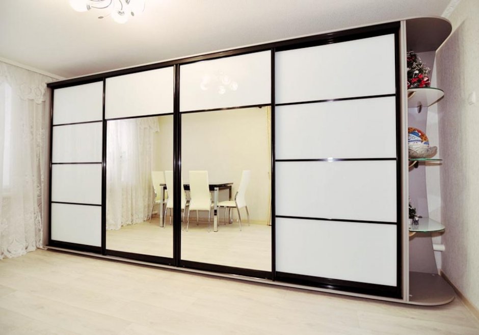 Шкаф купе 4 двери лакобель