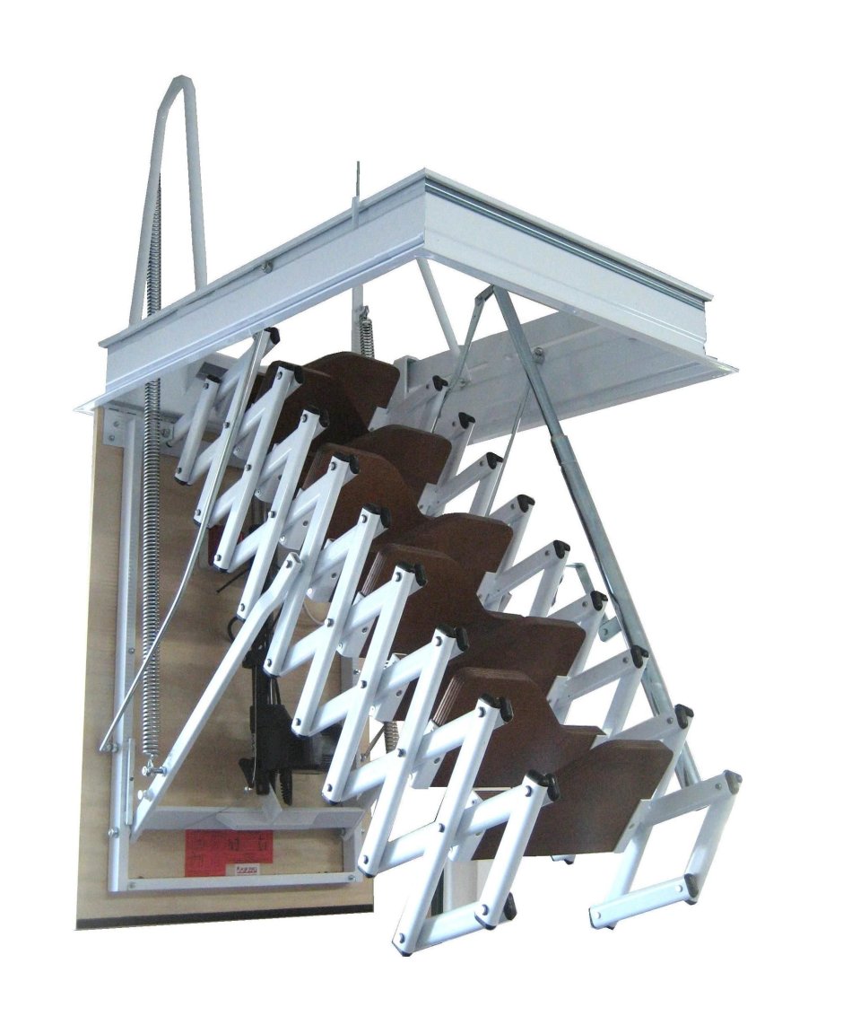 Телескопическая лестница на чердак