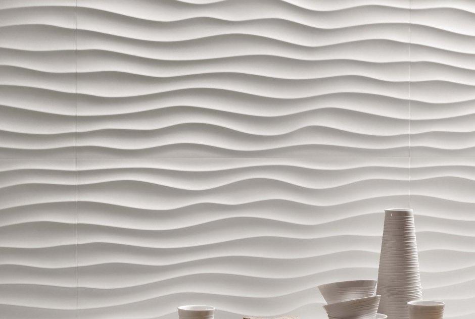 Плитка Atlas Concorde 3d Wall Design Dune White Matt