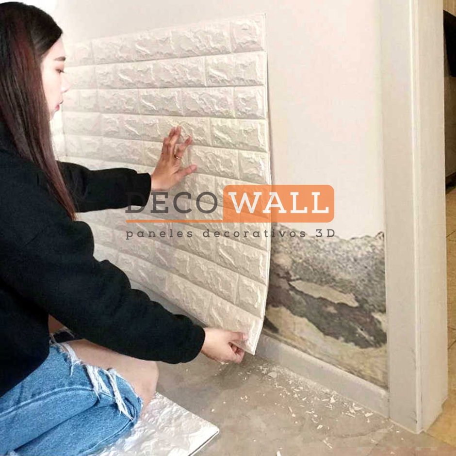 Самоклеющиеся панели для стен под кирпич