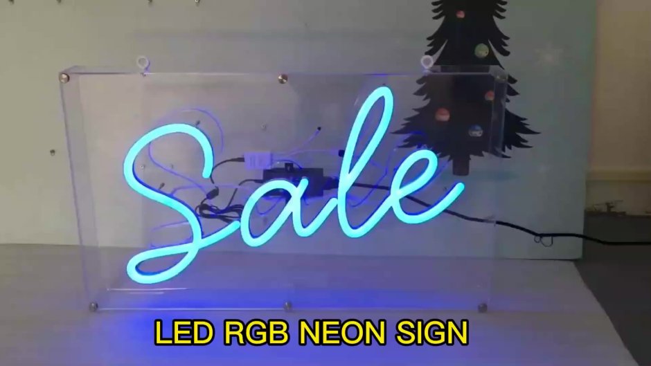 Неоновая вывеска в комнату