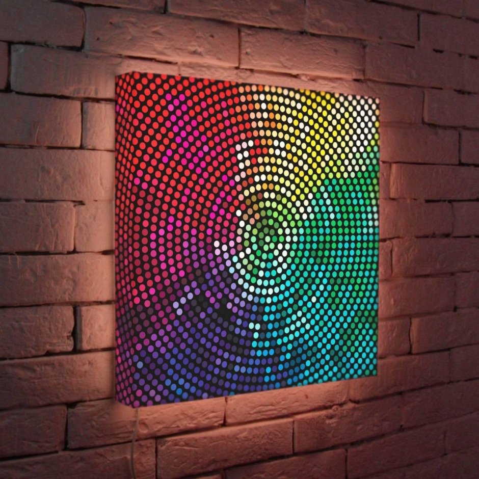 Картины со светодиодами