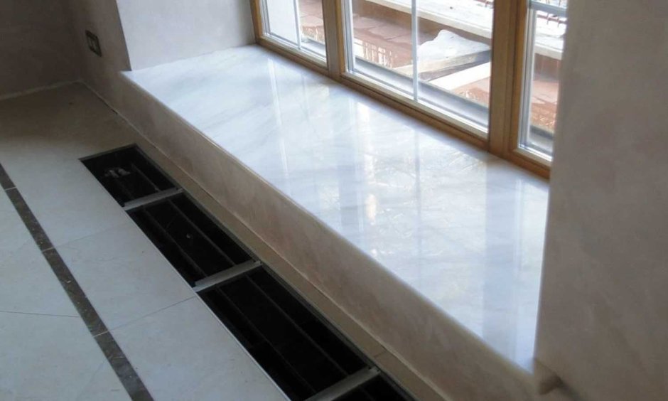 Подоконники из плитки керамогранита