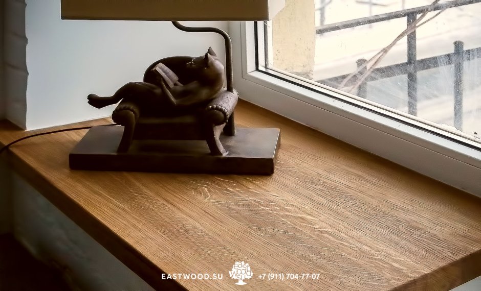 Подоконник из дерева