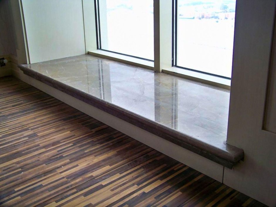 Подоконник на порог балкона