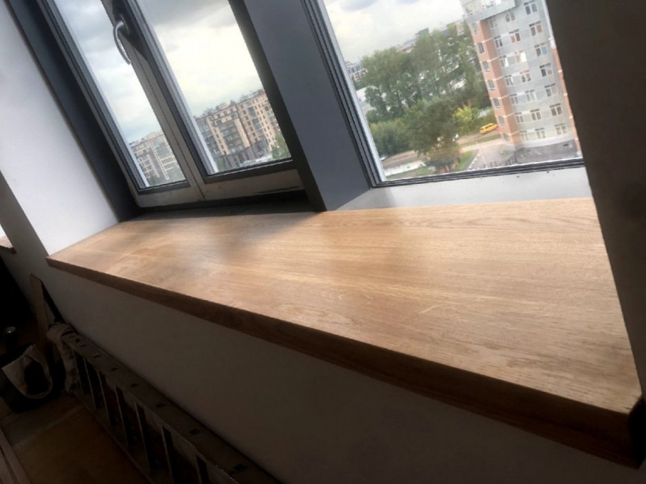 Подоконник деревянный купить в СПБ
