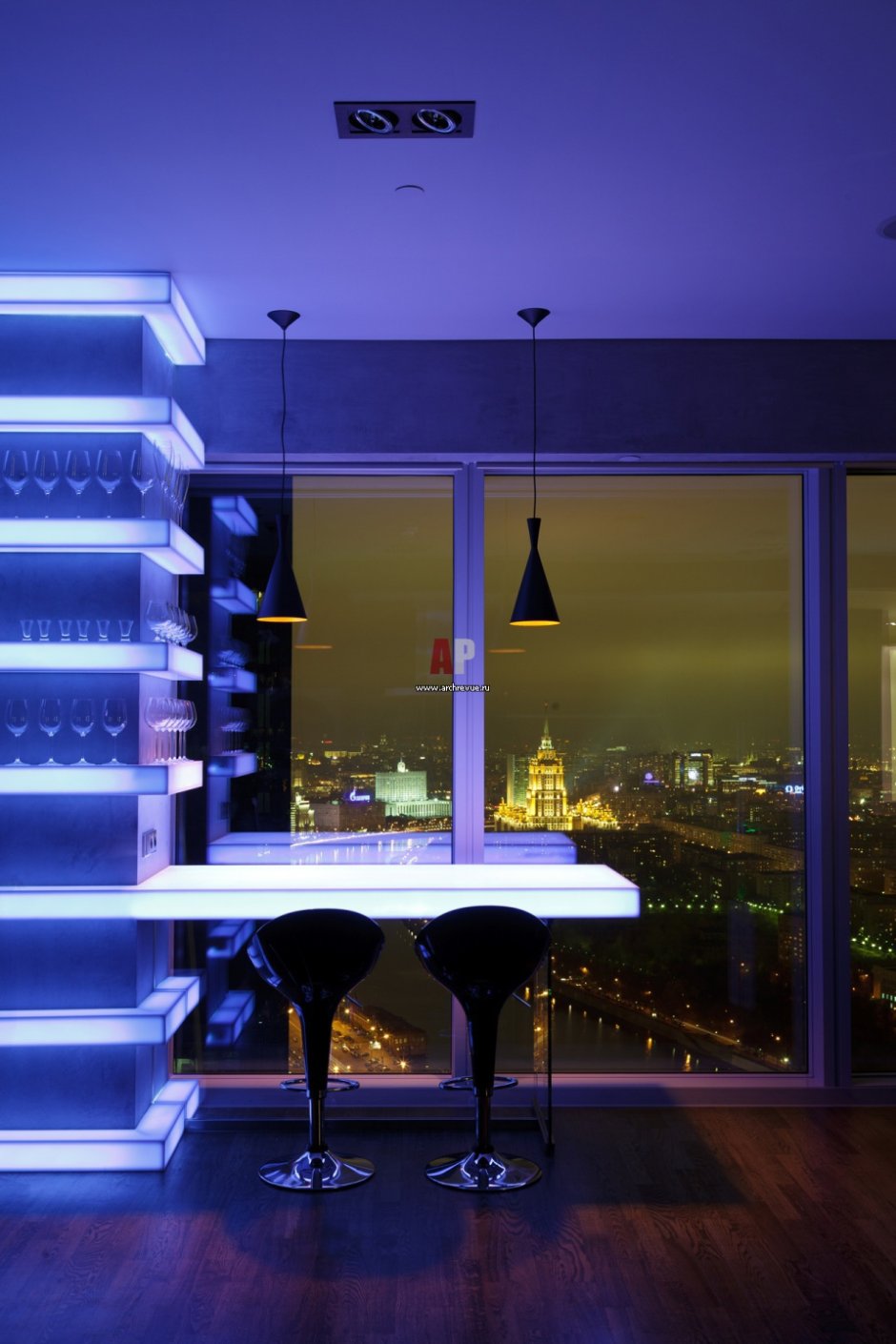 Подсветка окон