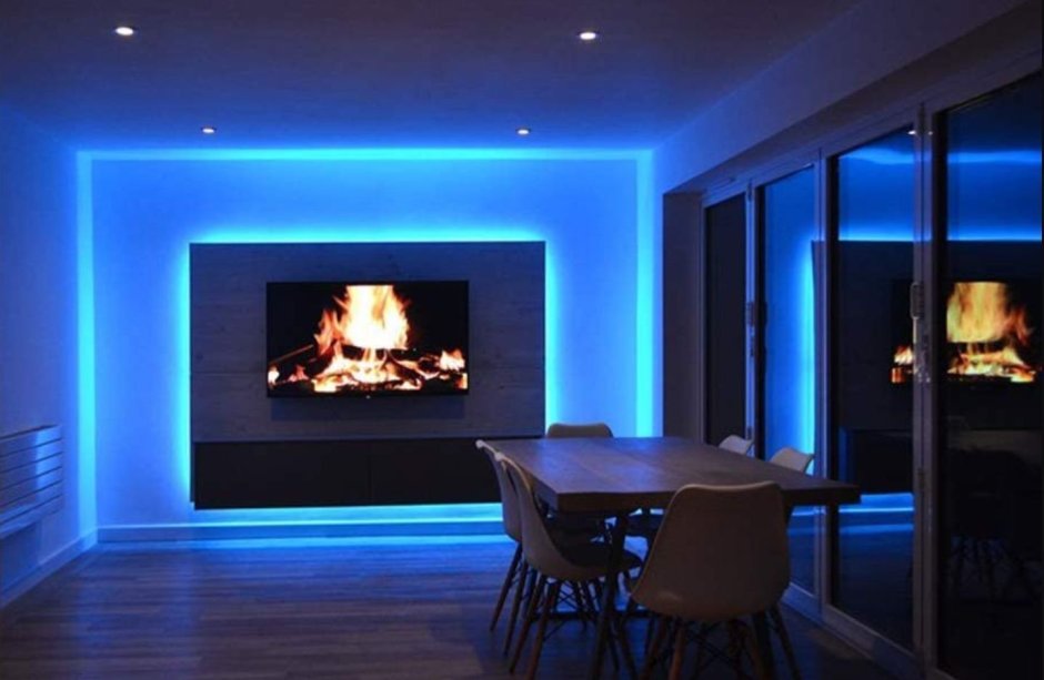 Подсветка штор