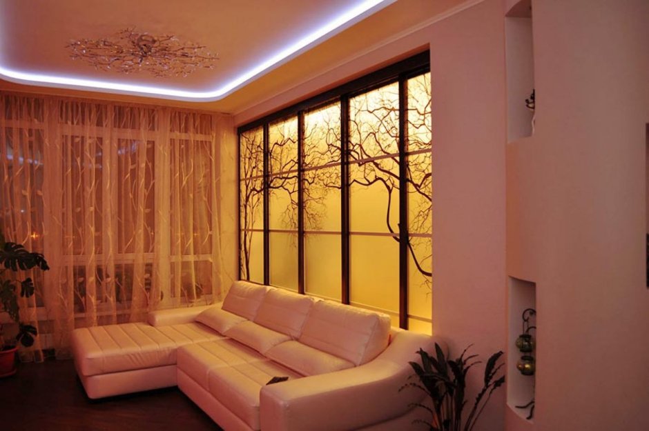 Светодиодная подсветка окна