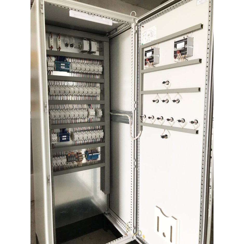 Шкаф с автоматическими выключателями экра