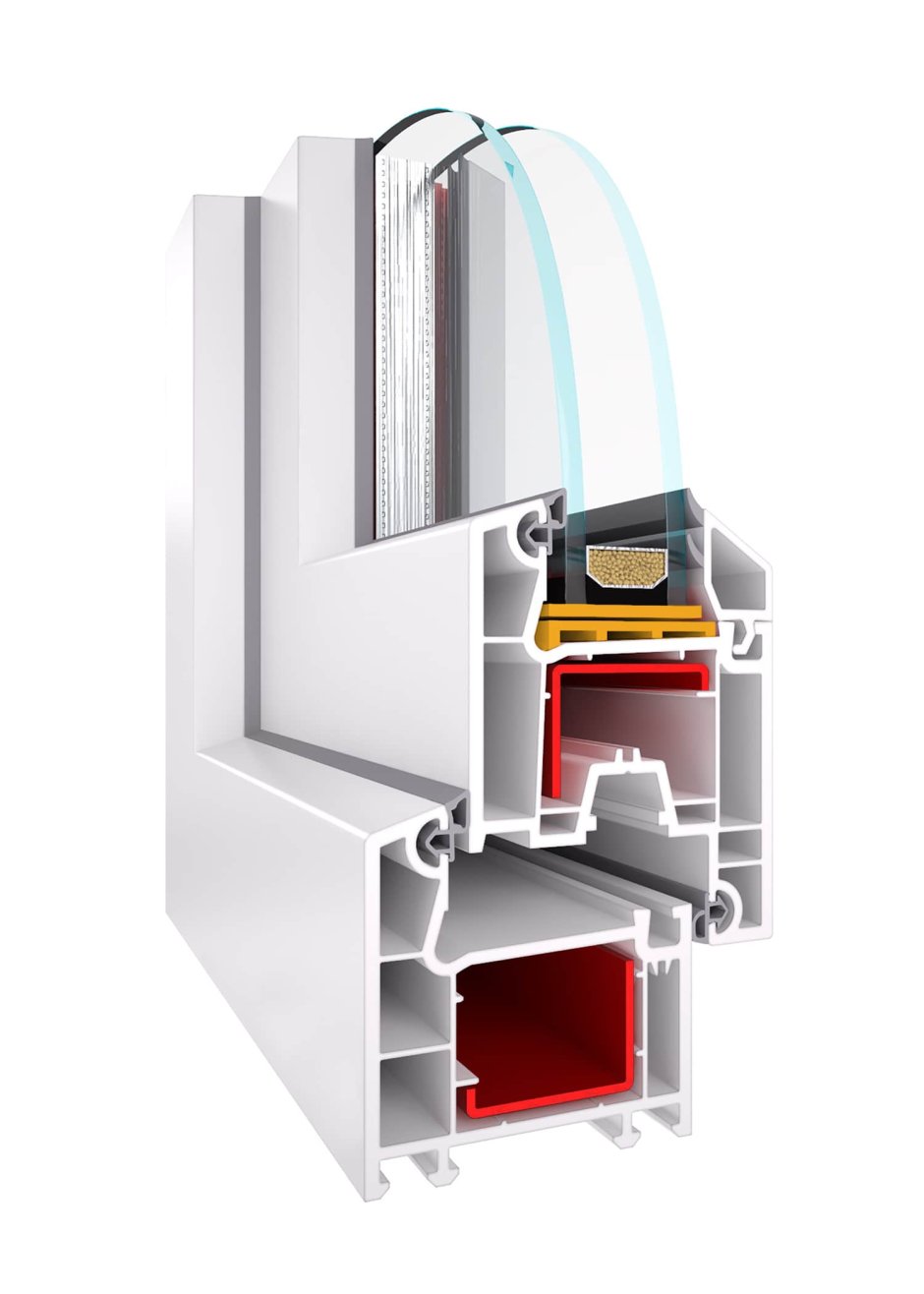 ПВХ профиль ВДС 60мм 5 камер
