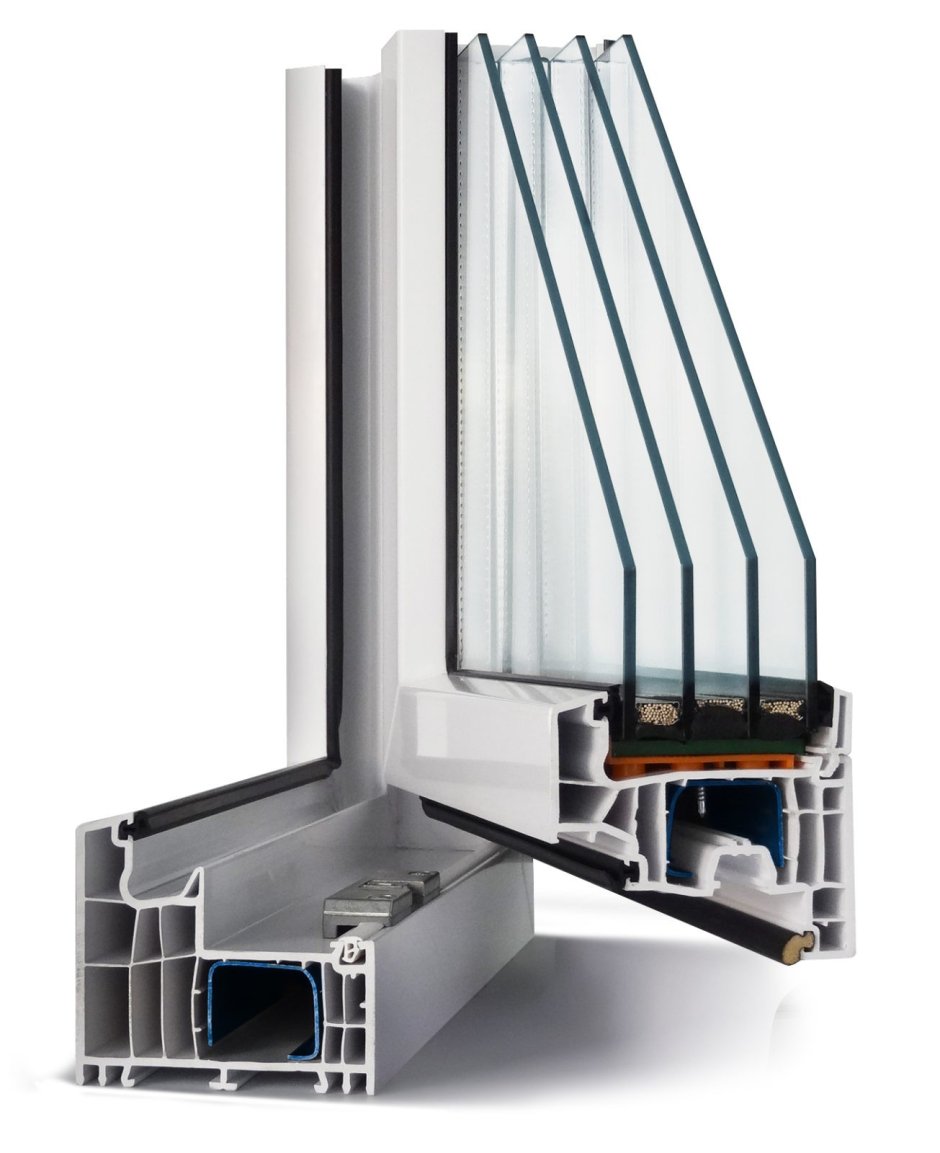 Трехкамерный стеклопакет Salamander Bluevolution