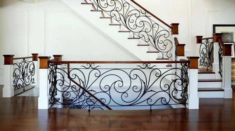 Кованые перила в стиле Модерн