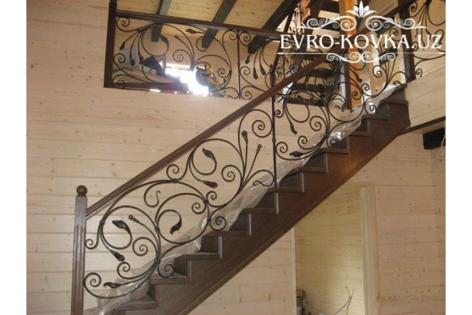 Кованые лестничные ограждения