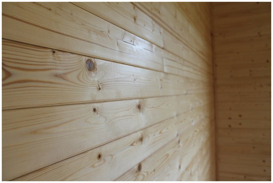 Отделка имитацией бруса внутри дома