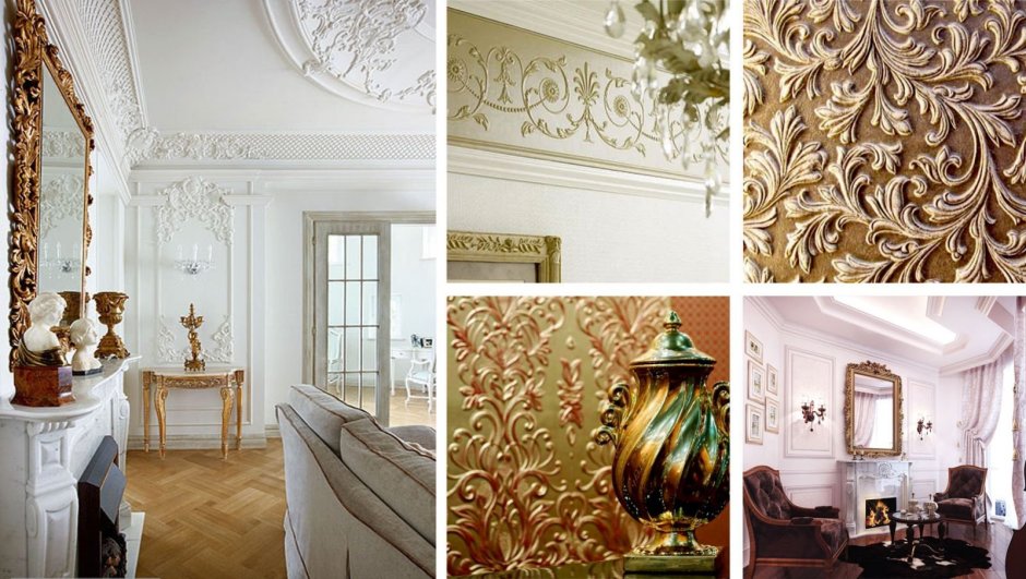 Декор из полиуретана для интерьера