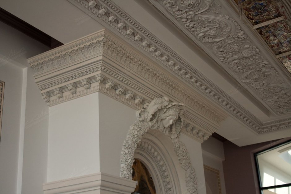 Гипсовые архитектурные зеркала